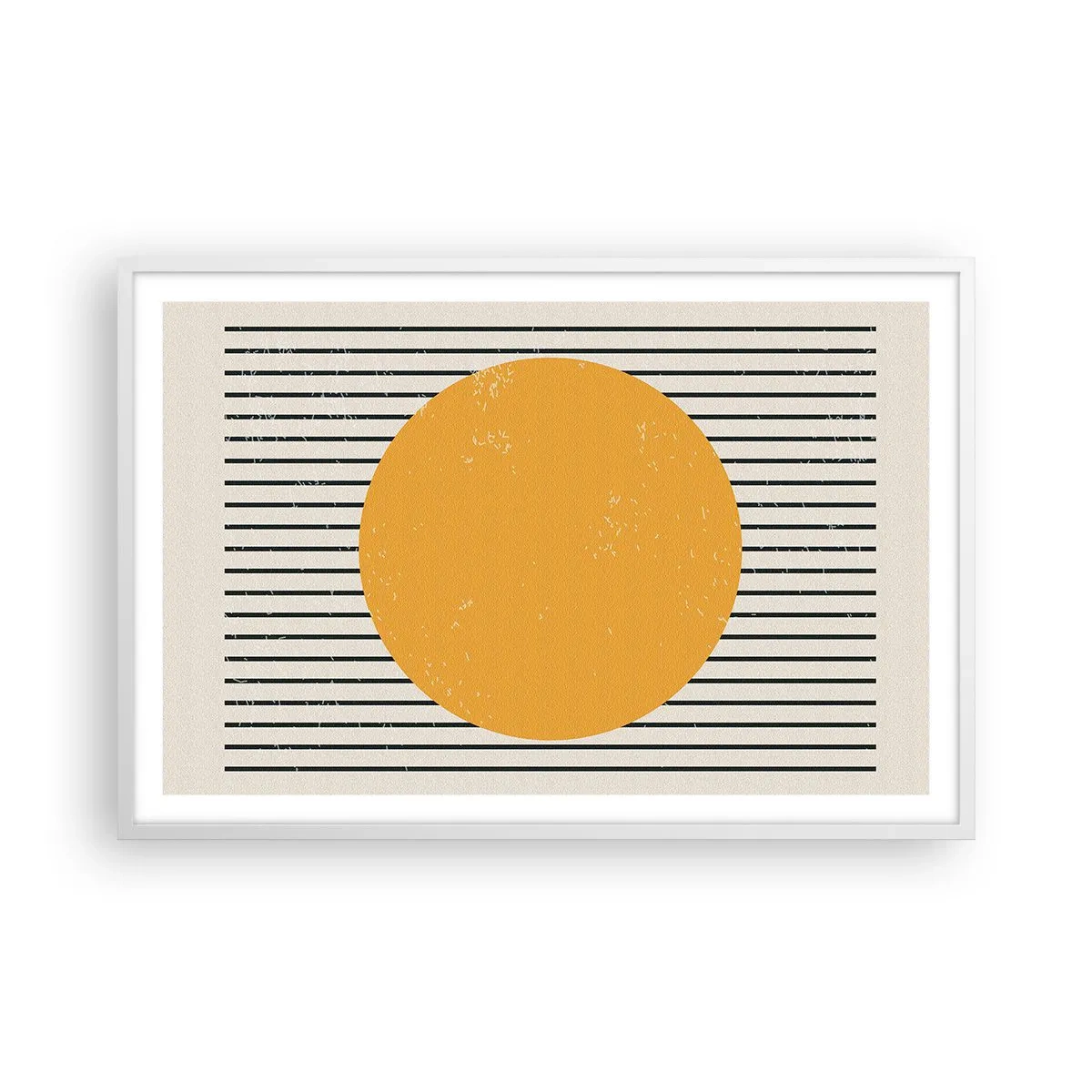 Plakat i hvid ramme - Enkelthedens kraft - 91x61 cm