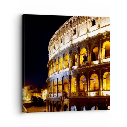 Lærredstryk - Billede på lærred - Legene er ved at begynde - 30x30 cm