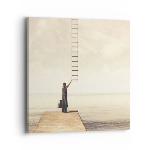 Lærredstryk - Billede på lærred - En magisk rejse - 40x40 cm