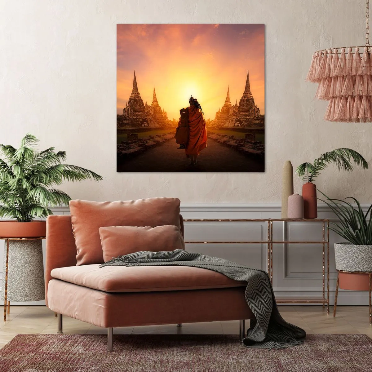 Lærredstryk - Billede på lærred - I fred for evigt - 40x40 cm