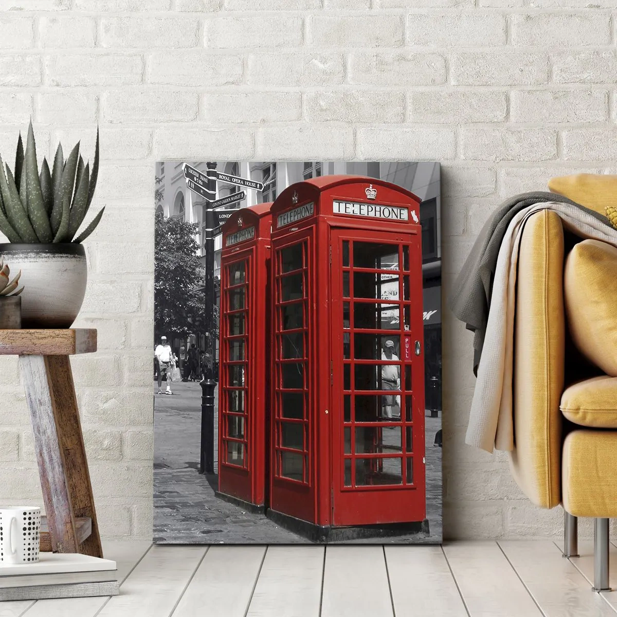 Lærredstryk - Billede på lærred - , - 80x120 cm