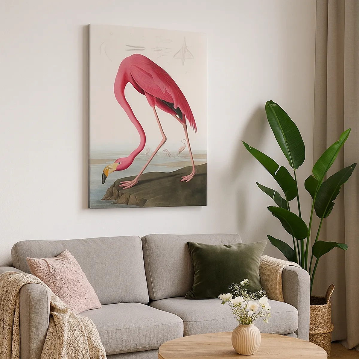 Lærredstryk - Billede på lærred - Et forbløffende væsen - 50x70 cm