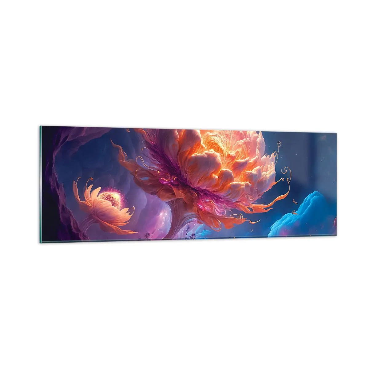 Billede på glas - En anden verden - 90x30 cm