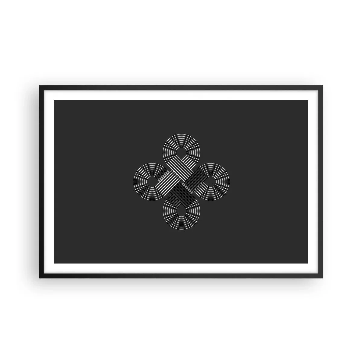 Plakat i sort ramme - I den keltiske ånd - 91x61 cm