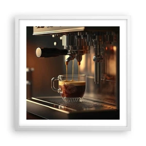 Plakat i hvid ramme - En sensuel blanding - 50x50 cm