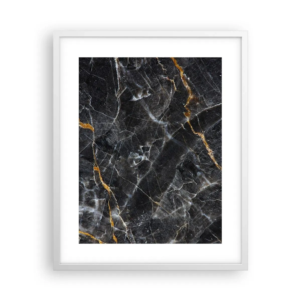 Plakat i hvid ramme - En stens indre liv - 40x50 cm