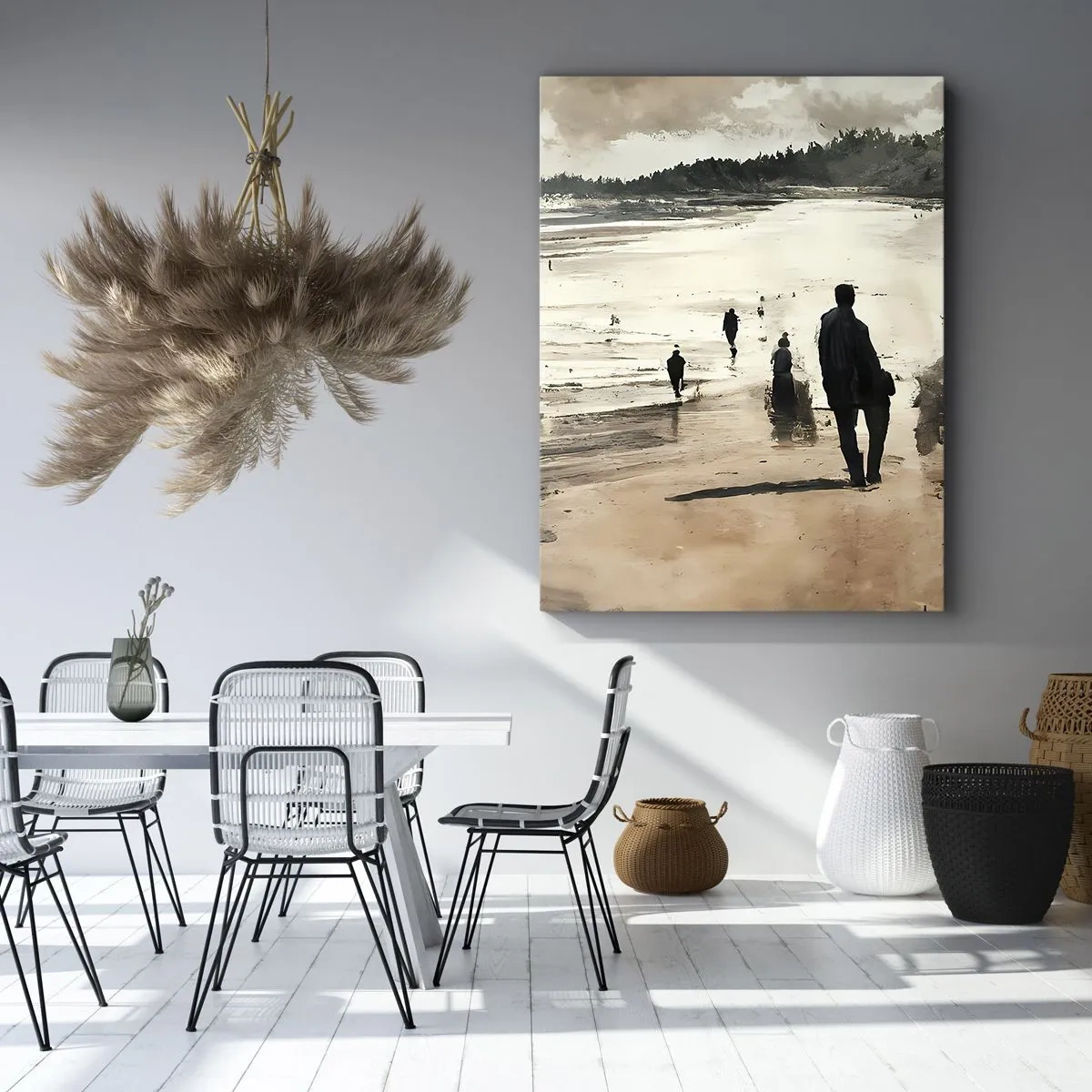 Lærredstryk - Billede på lærred - Indkaldt - 55x100 cm