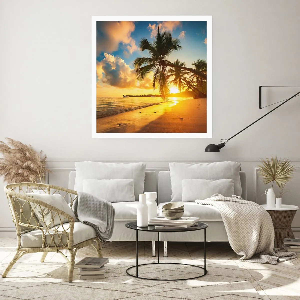Plakat - Caribisk drøm - 50x50 cm