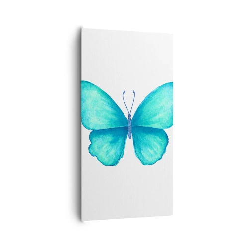 Lærredstryk - Billede på lærred - Turkis af natur - 65x120 cm