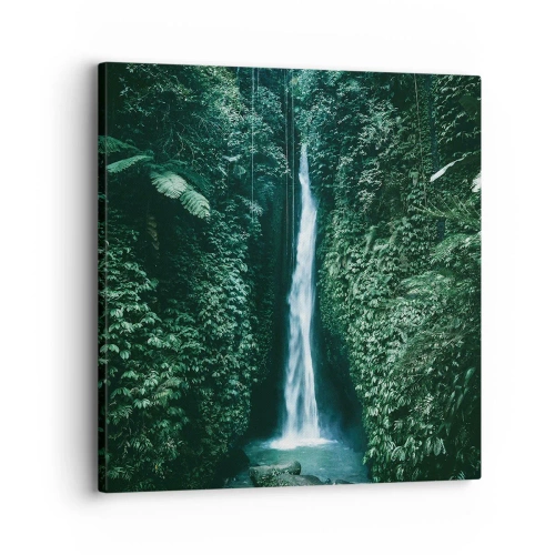 Lærredstryk - Billede på lærred - Tropisk spa - 30x30 cm