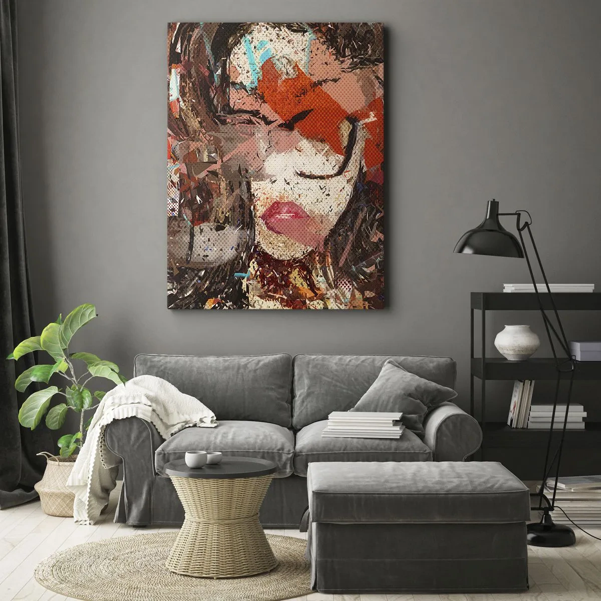 Lærredstryk - Billede på lærred - Ingen ved, hvordan du virkelig er - 50x70 cm