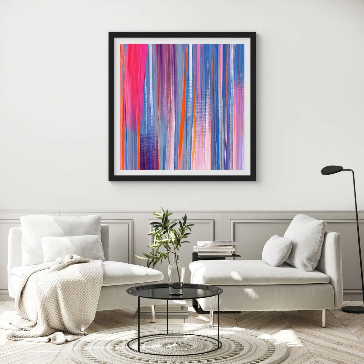 Plakat i sort ramme - Opstigning - 30x30 cm