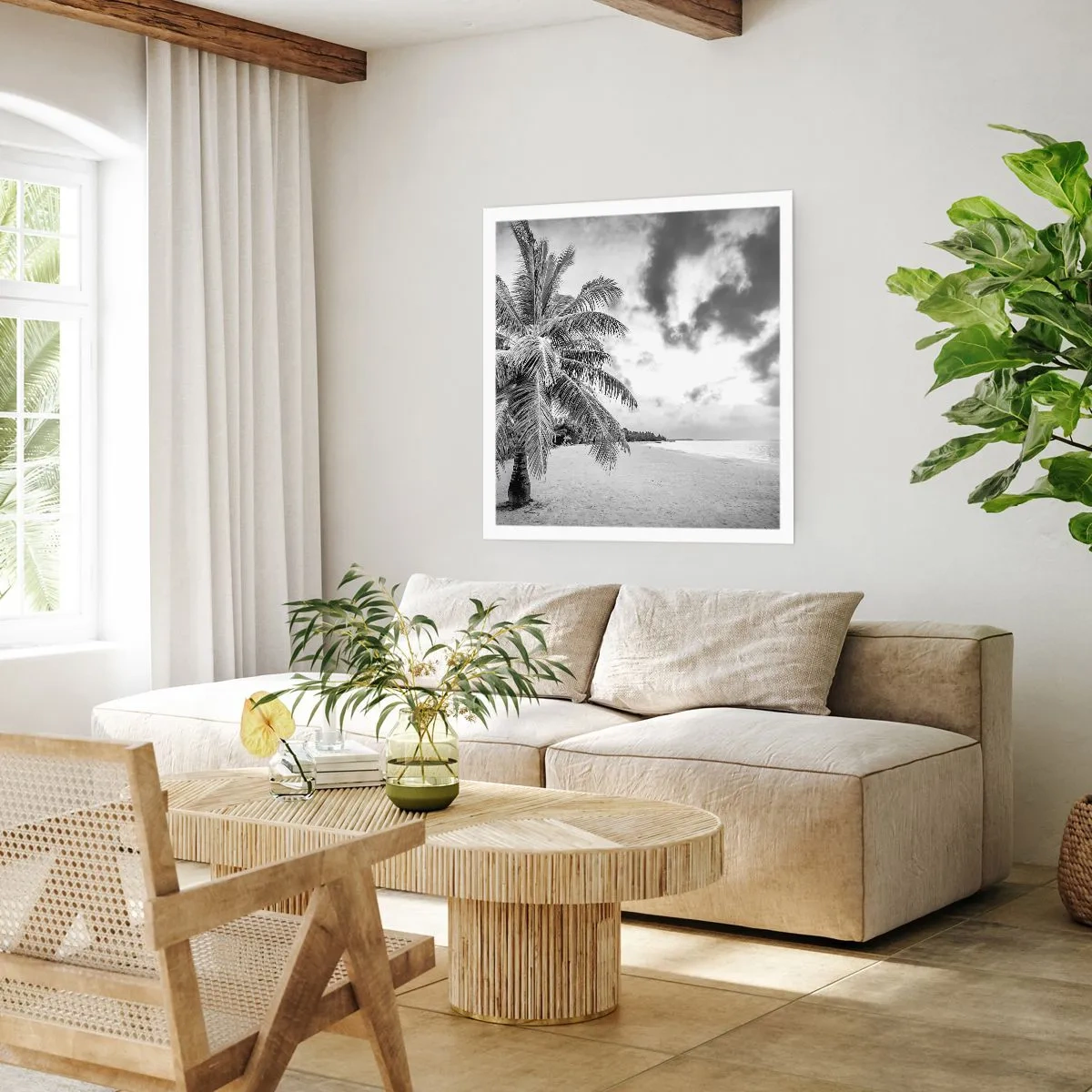 Plakat - Når du længes efter ensomhed.... - 60x60 cm