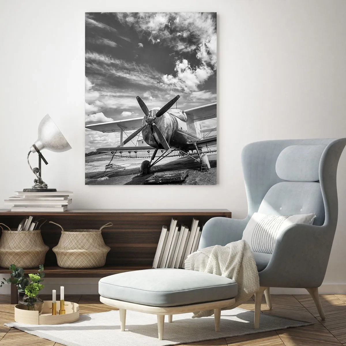 Billede på glas - Jeg kan ikke vente! - 50x70 cm