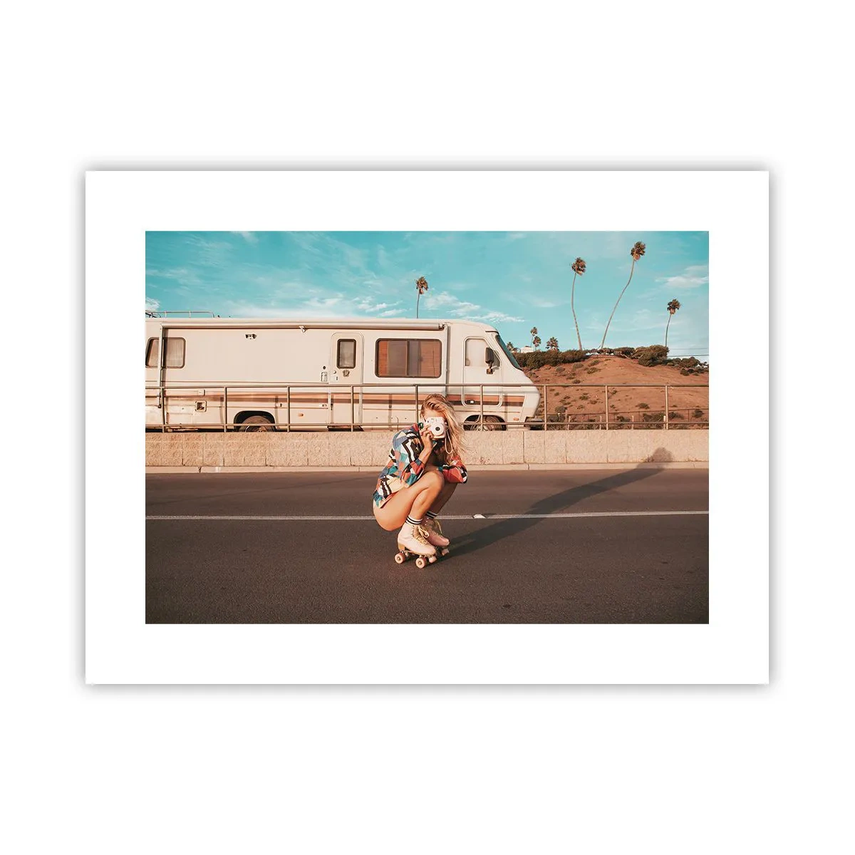 Plakat - Smil, tak! - 40x30 cm