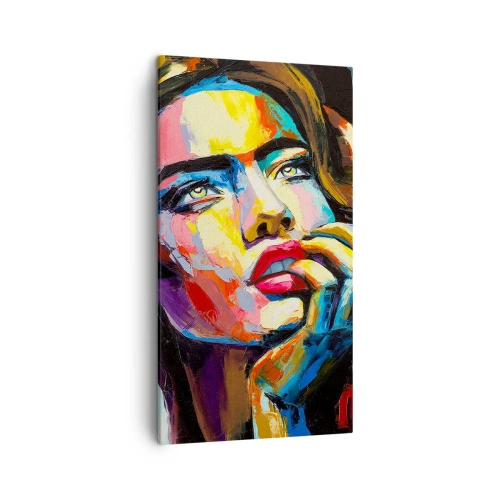Lærredstryk - Billede på lærred - Drømme som fugle svæver gennem himlen - 45x80 cm