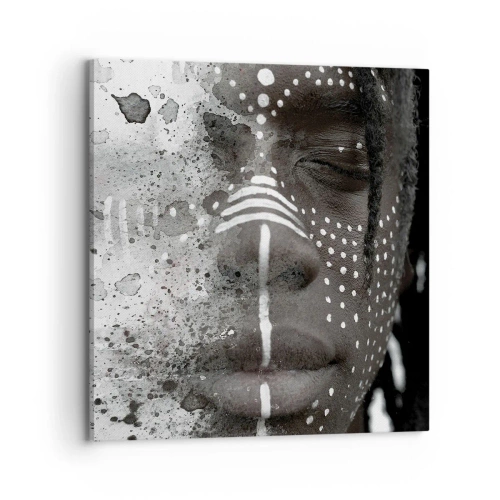 Lærredstryk - Billede på lærred - Opdag den oprindelige ånd - 70x70 cm