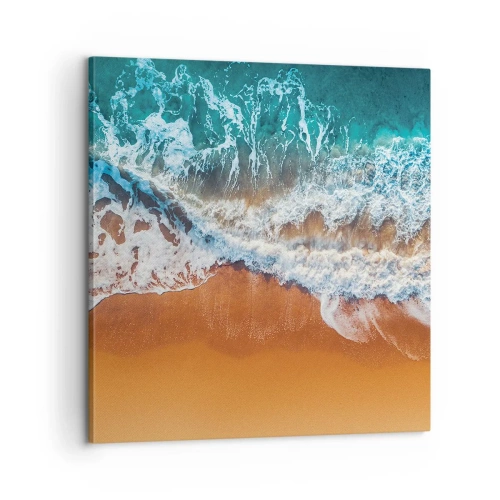 Lærredstryk - Billede på lærred - Altid i tandem - 60x60 cm