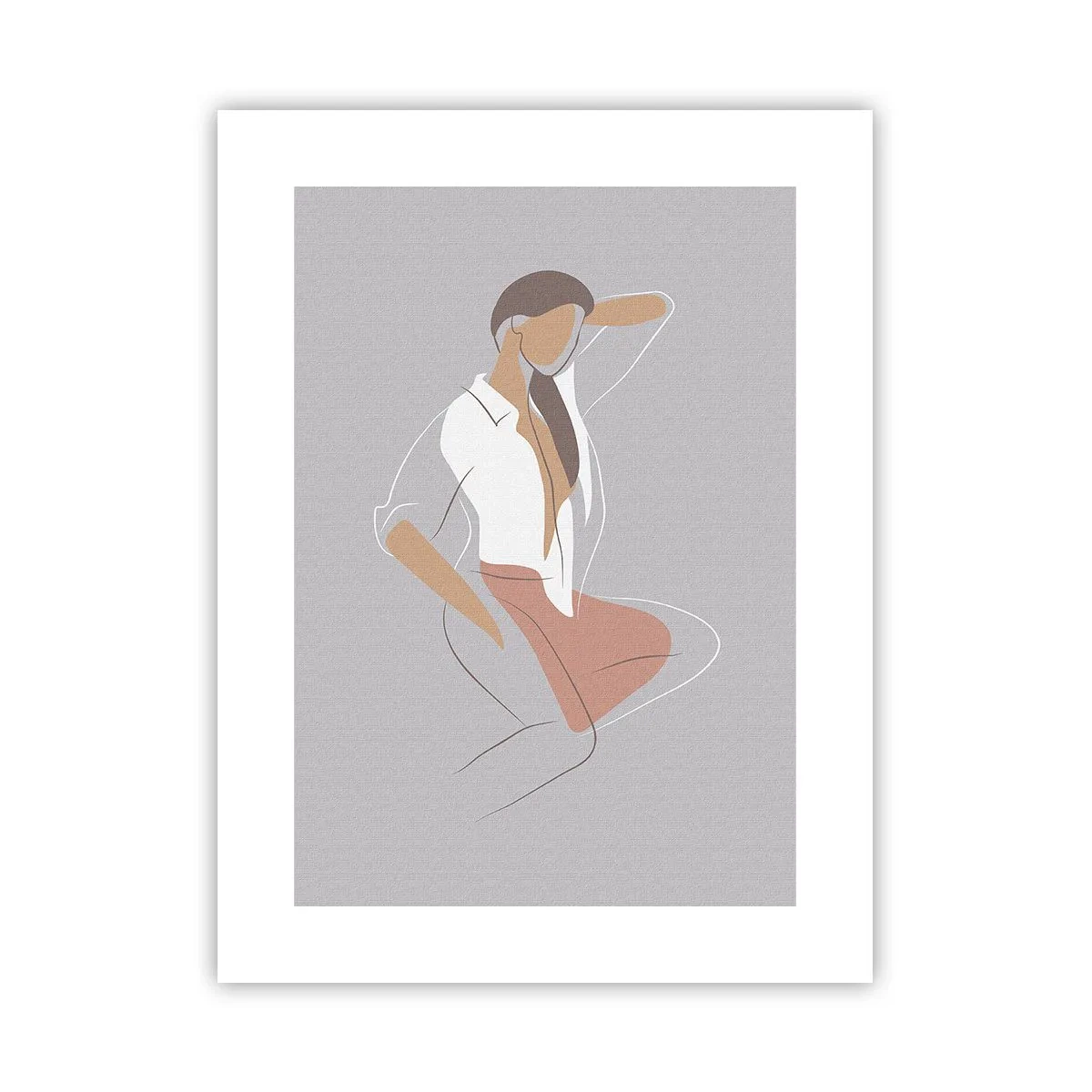 Plakat - Omrids af nåde - 30x40 cm