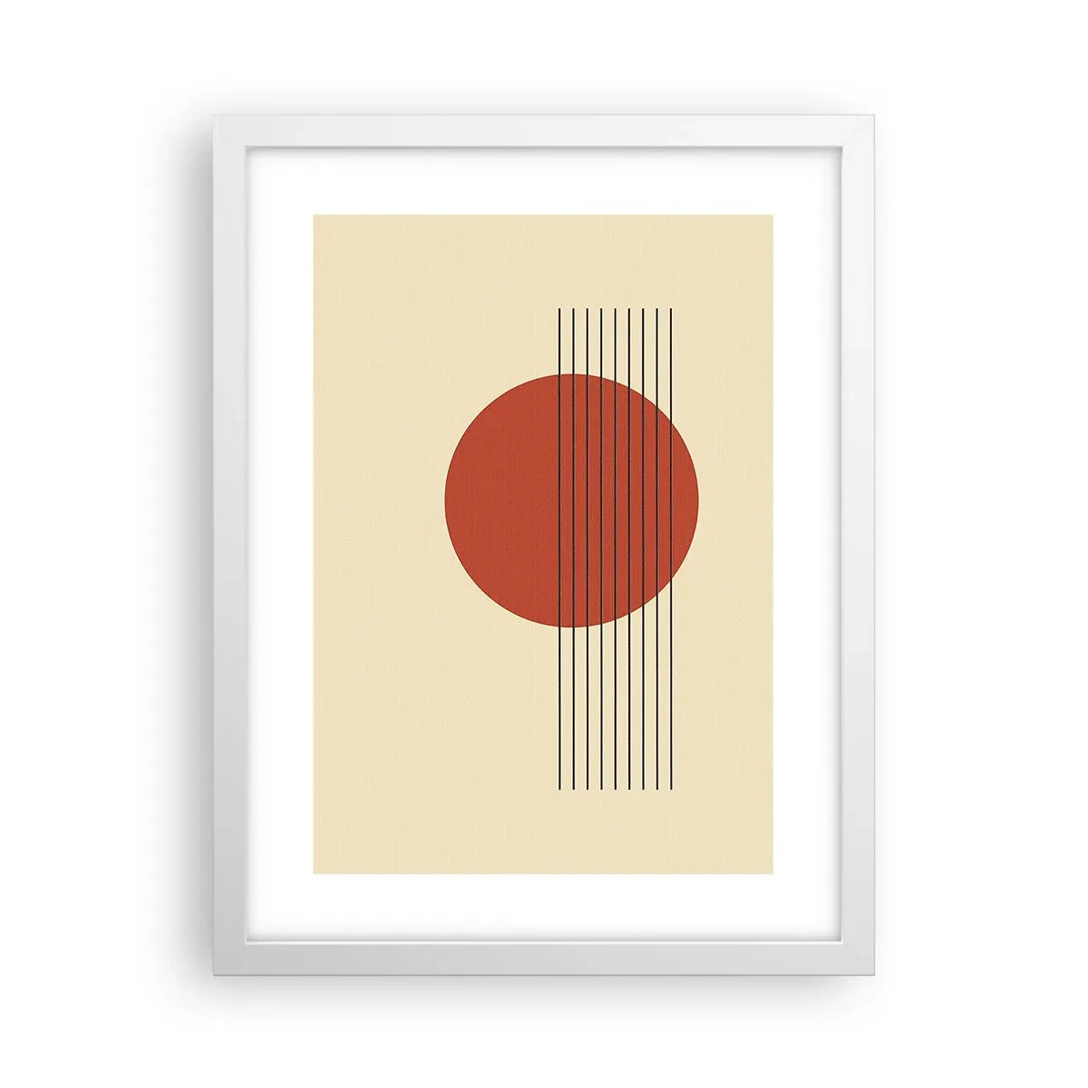Plakat i hvid ramme - Og så videre - 30x40 cm
