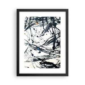 Plakat i sort ramme - Med eller uden fornuft? - 30x40 cm