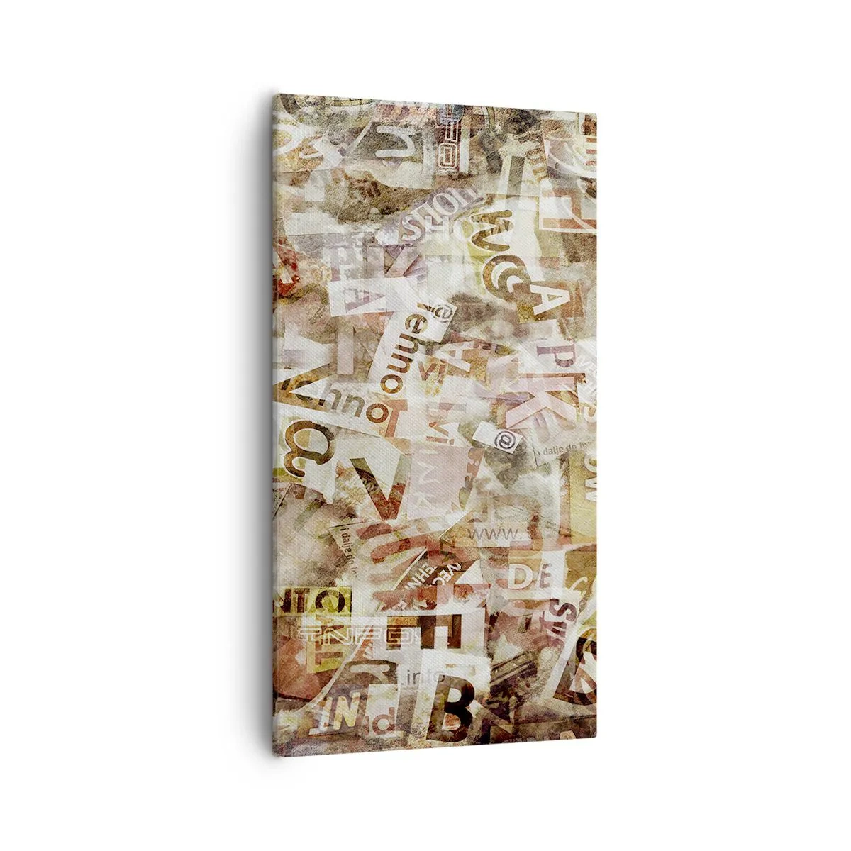 Lærredstryk - Billede på lærred - Jeg forener snakkehovederne - 55x100 cm