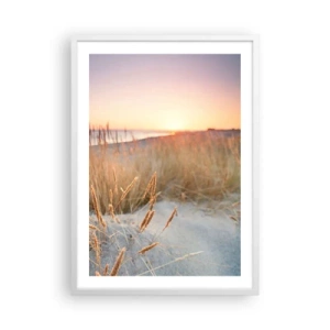 Plakat i hvid ramme - Baltisk vuggevise - 50x70 cm