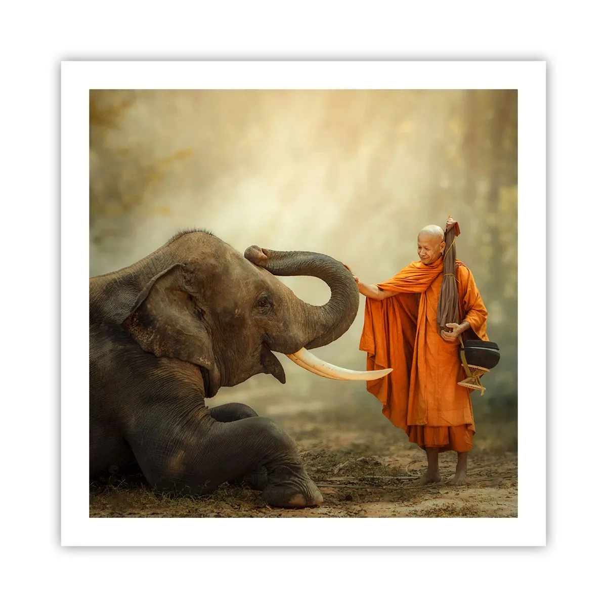 Plakat - Møde på ferien - 60x60 cm