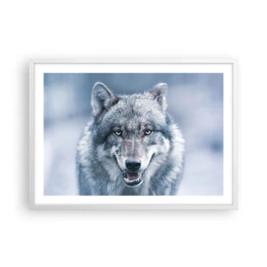 Plakat i hvid ramme - Vil du tage udfordringen op? - 70x50 cm