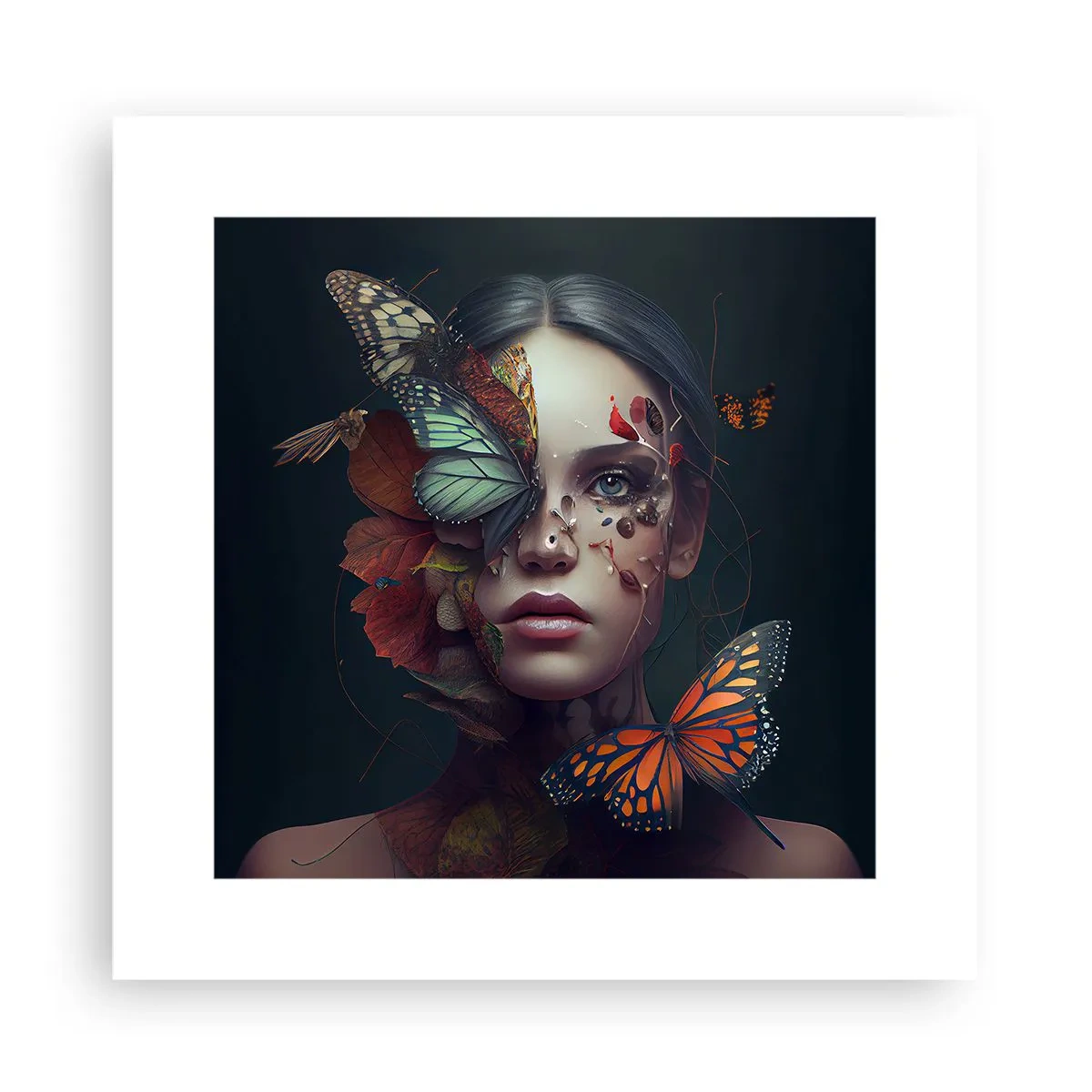 Plakat - En vidunderlig metamorfose - 30x30 cm