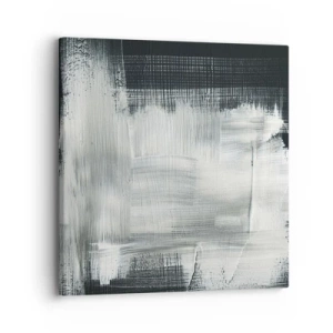 Lærredstryk - Billede på lærred - Vævet af det lodrette og det vandrette - 30x30 cm
