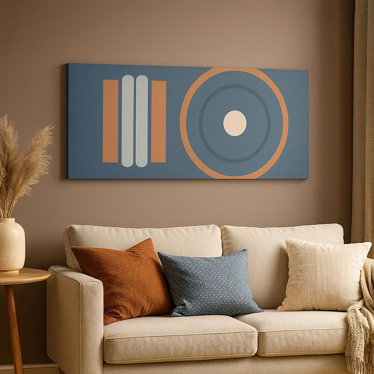 Lærredstryk - Billede på lærred - Essensen af tingene - 100x40 cm