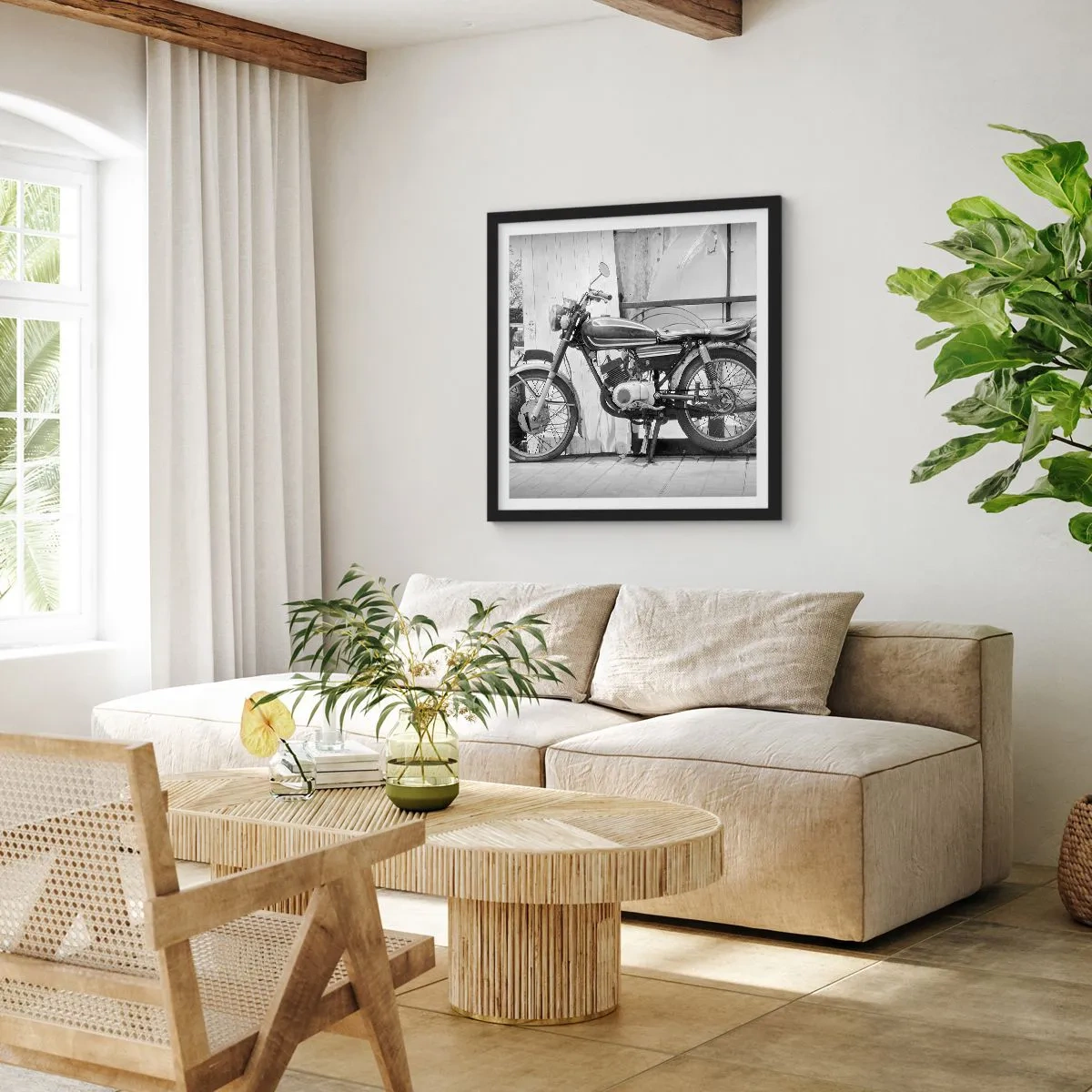 Plakat i sort ramme - Klassikere frem for alt - 40x40 cm