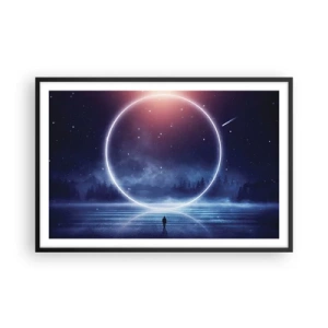 Plakat i sort ramme - De er allerede her... - 91x61 cm