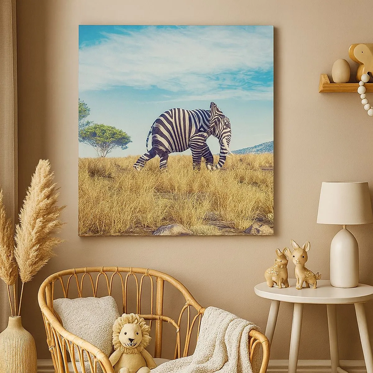 Lærredstryk - Billede på lærred - Grå er ikke længere på mode - 30x30 cm