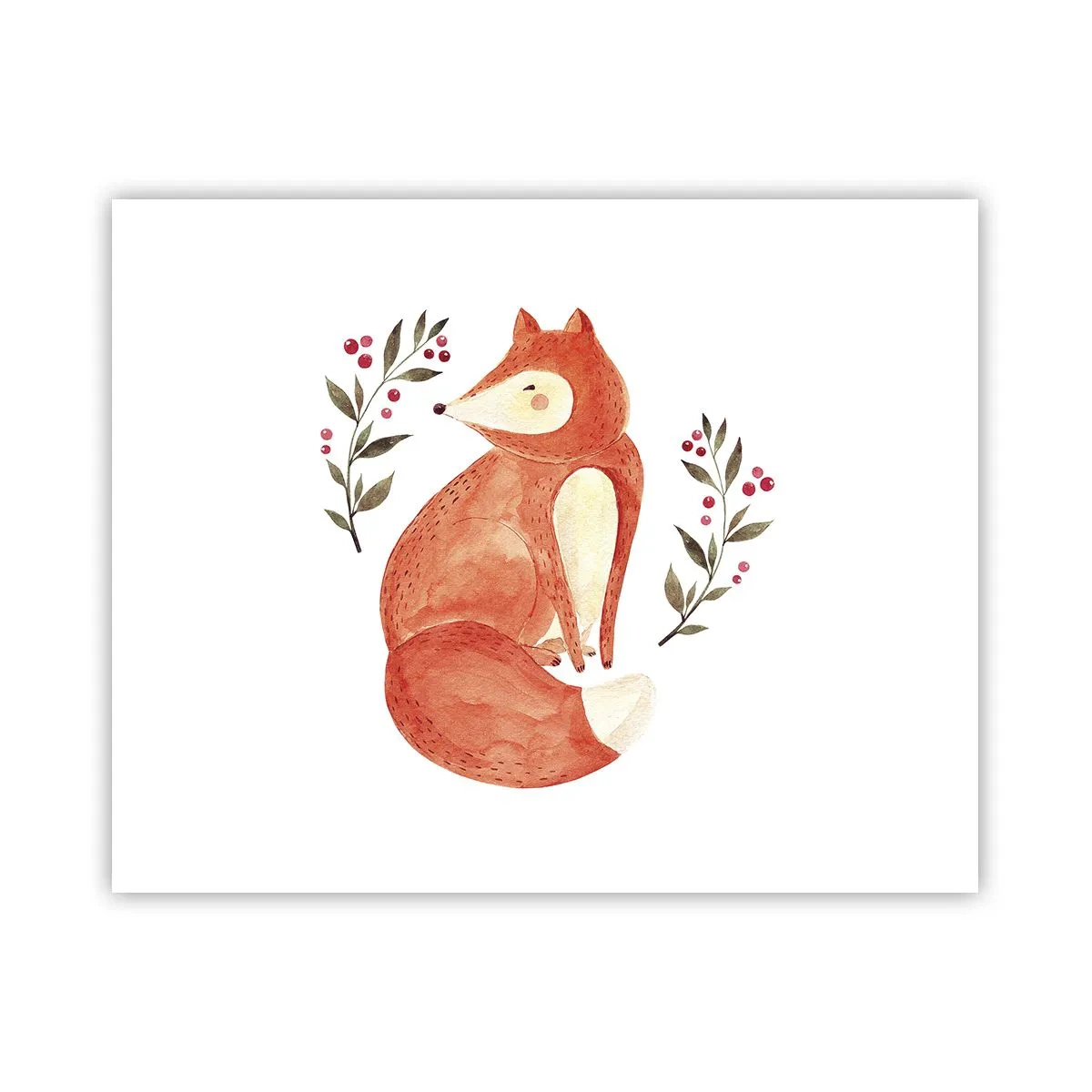 Plakat - Lille rødhåret - 50x40 cm