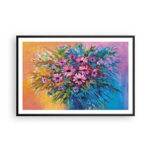 Plakat i sort ramme - Livets energi - 91x61 cm