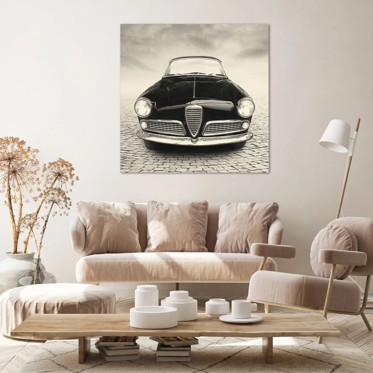 Lærredstryk - Billede på lærred - Og hvordan kan man ikke elske mig? - 70x70 cm