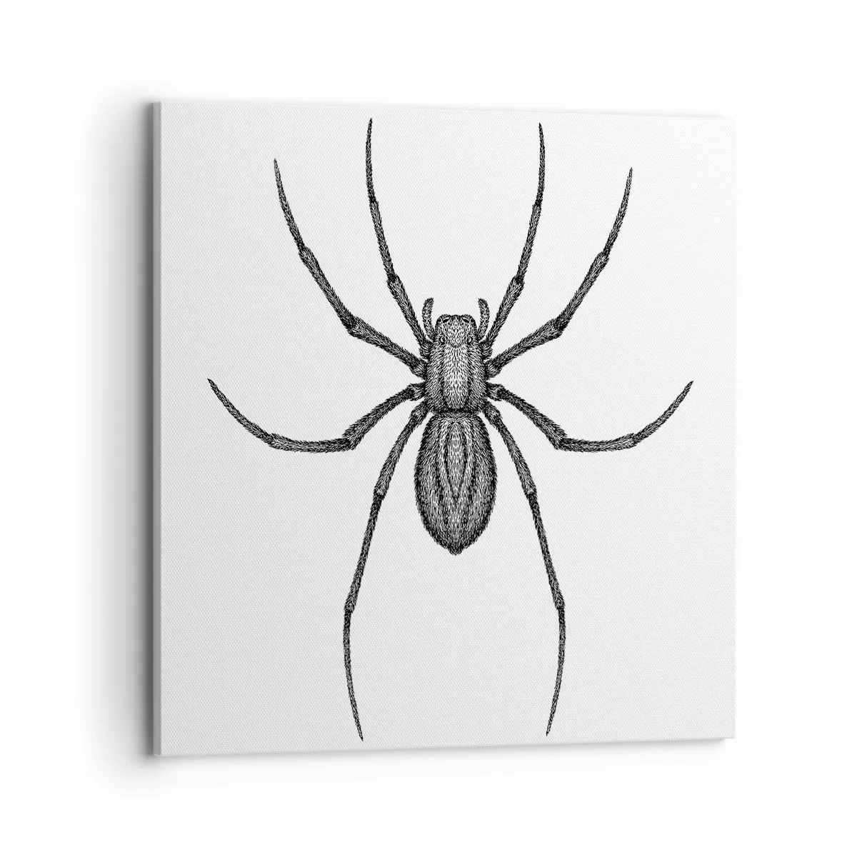 Lærredstryk - Billede på lærred - Foruroligende præcision - 70x70 cm