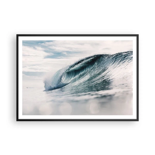 Plakat i sort ramme - Topmøde om vand - 100x70 cm