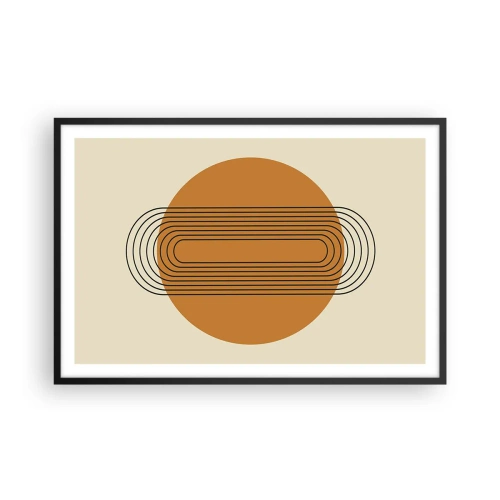 Plakat i sort ramme - Den perfekte plan - 91x61 cm