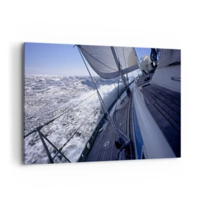 Lærredstryk - Billede på lærred - Jeg ved, hvad det vil sige at være en fugl - 100x70 cm