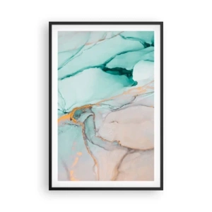 Plakat i sort ramme - Dans af former og farver - 61x91 cm