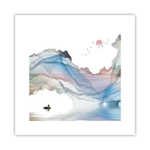 Plakat - Mod krystalbjergene - 30x30 cm