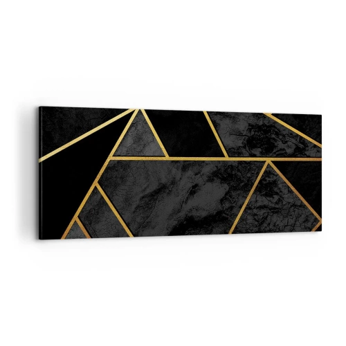 Lærredstryk - Billede på lærred - Mørke og lys - 100x40 cm