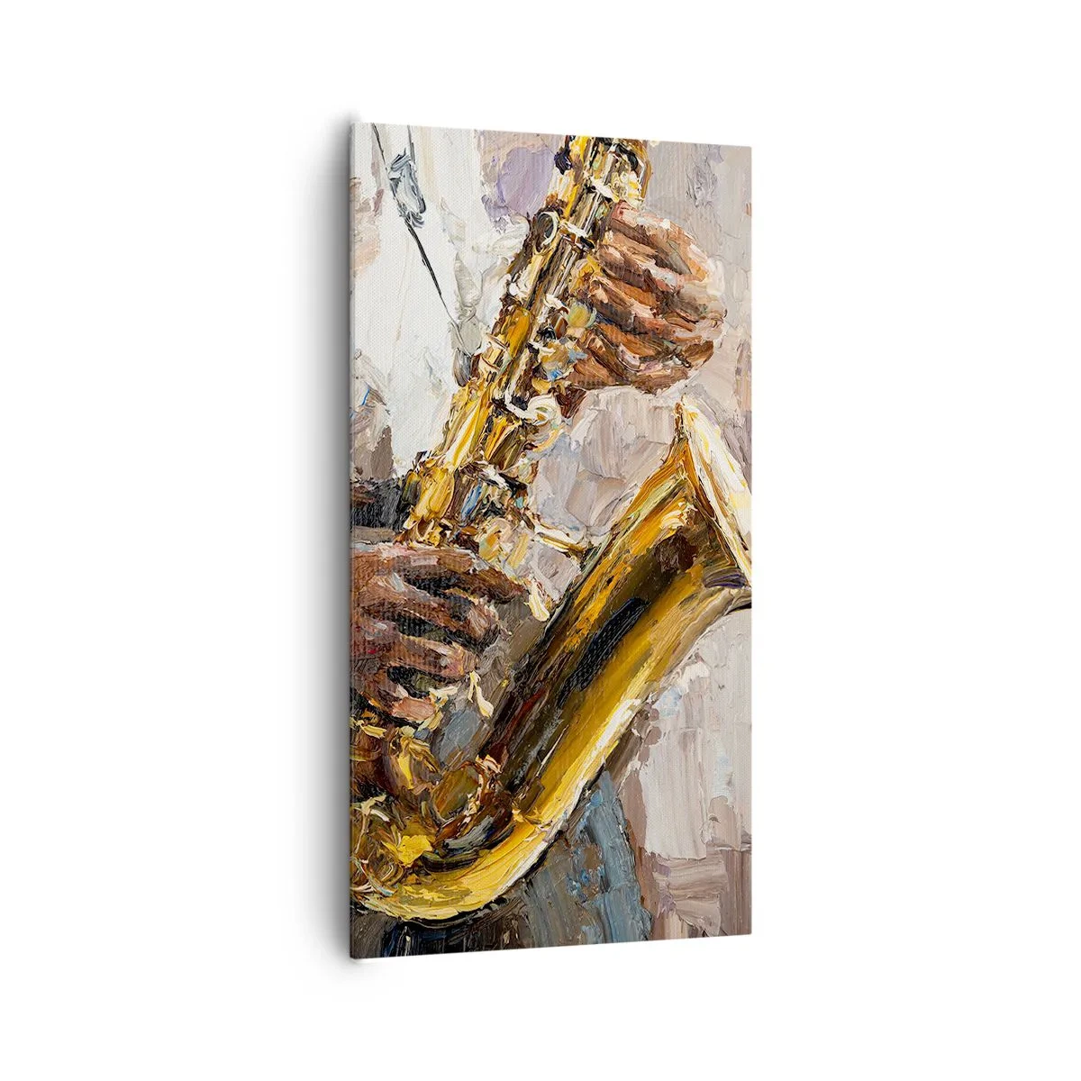 Lærredstryk - Billede på lærred - Tid til at gå solo - 65x120 cm