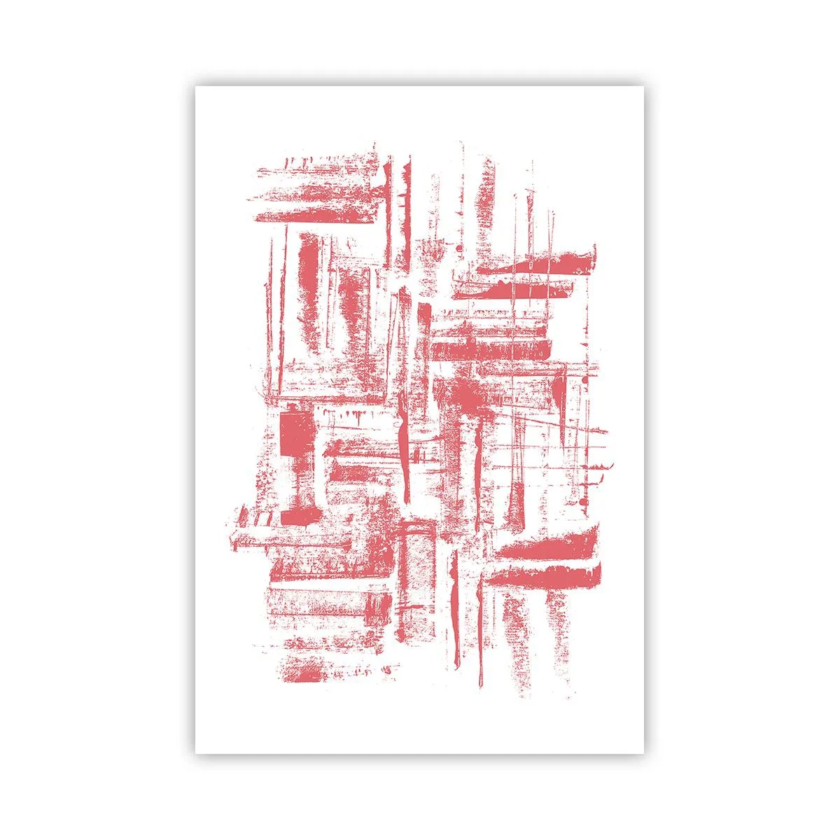 Plakat - Rød by - 61x91 cm