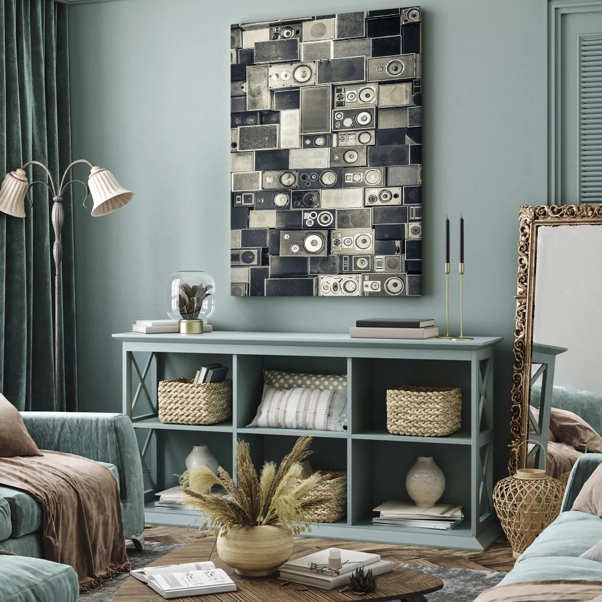 Lærredstryk - Billede på lærred - Og alt er i orden - 50x70 cm