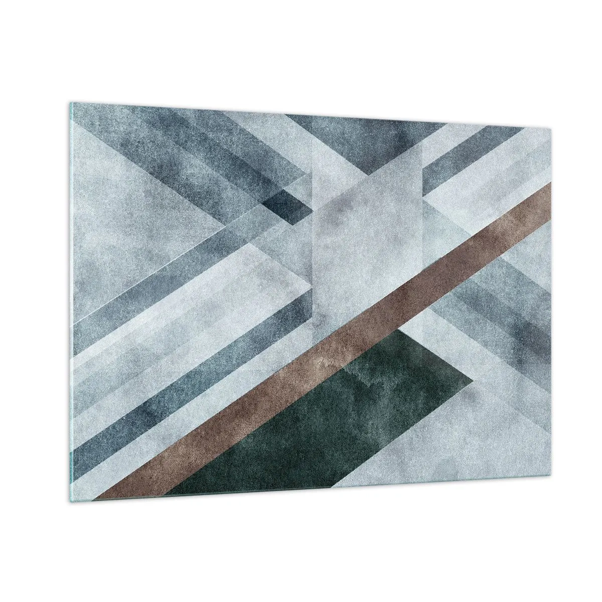 Billede på glas - Sofistikeret elegance i geometri - 100x70 cm