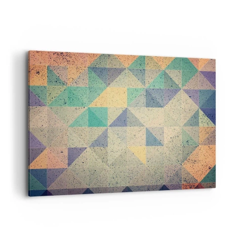 Lærredstryk - Billede på lærred - Republikken trekanter - 120x80 cm